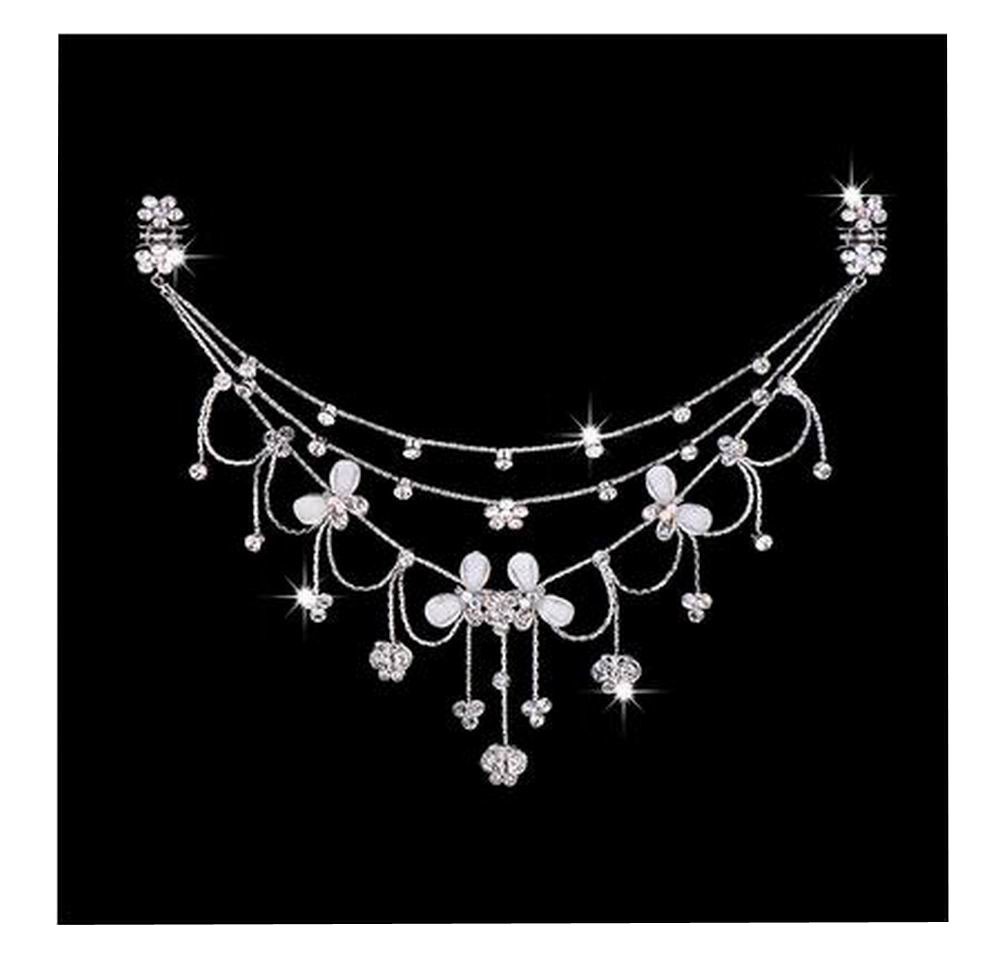 Princess Dress up Accessories Jewelry  Forehead Chain [White]