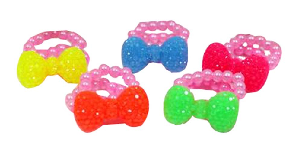 Set Of 3 Kid's Ring Cute Baby Ring Princess Jewelry Random Color