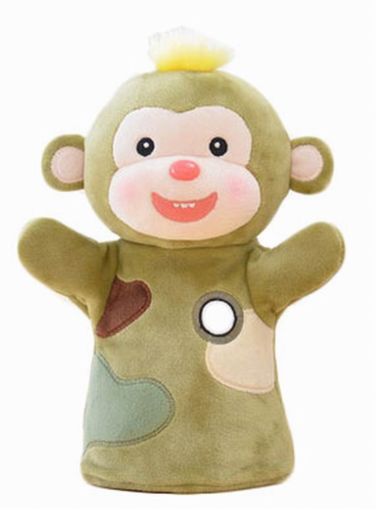 Plush Animal Hand Puppets Funny Toys for Kids, Monkey I
