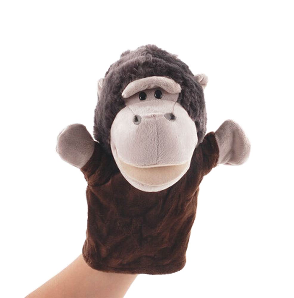 Soft Plush Cute Animal Babies Children Hand Puppet Toys Gift Orangutan