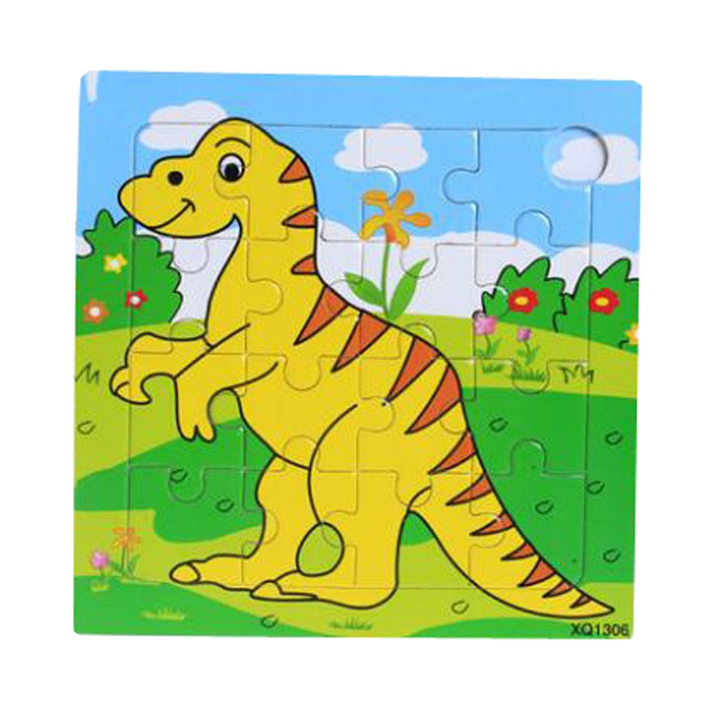 Dinosaur Wooden Puzzle Puzzles Children Puzzles 2 Pcs