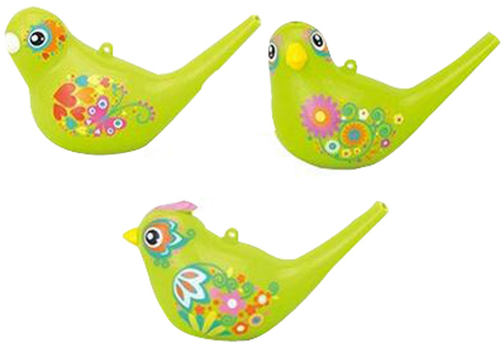Creative Painting Bird Lovely Whistle Whistle Toys Green (Random Style)