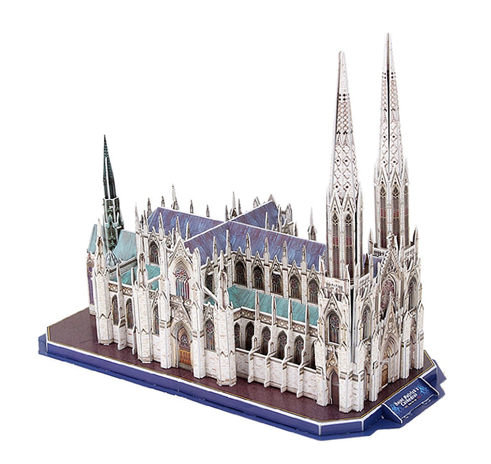 [The cathedral] Paper Architecture Building Model 3D Puzzle Educational Toy
