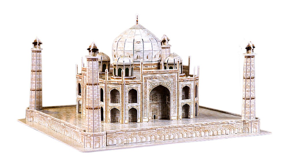 [The Taj Mahal] Paper Architecture Building Model 3D Puzzle Educational Toy