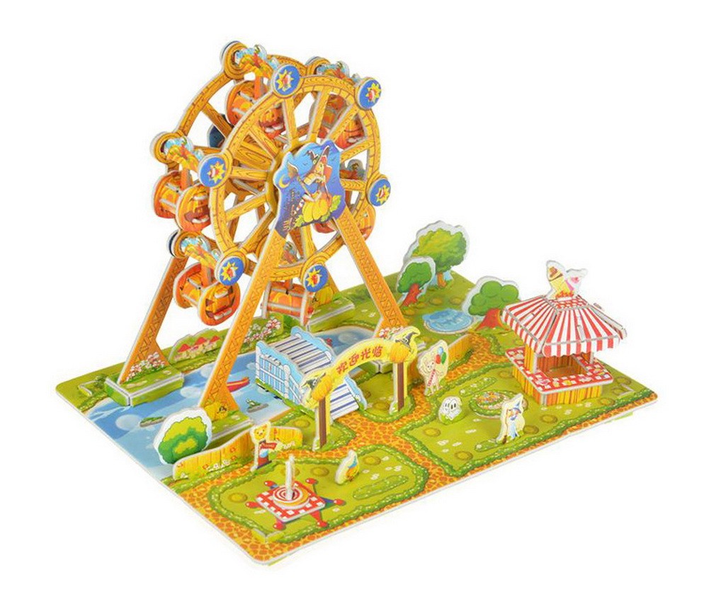 Ferris Wheel 3D Puzzle Educational Toy DIY Assembled Jigsaws Parent-child Games