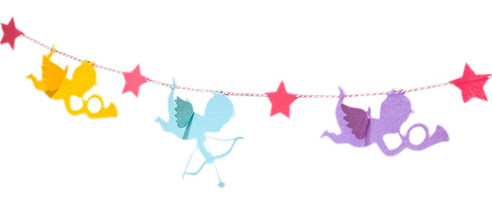 [Angel] Birthday Party Supply Holiday Decoration Bunting Banner