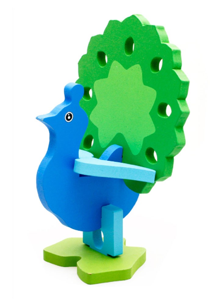 Creative Peacock Kids 3D Puzzle Jigsaw Puzzle 2 Pcs