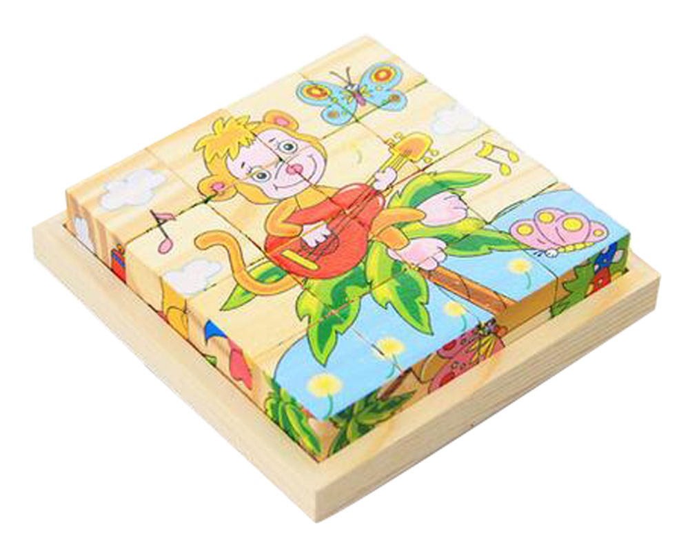 Children 3D Jigsaw Puzzle Wooden Puzzle, Monkey