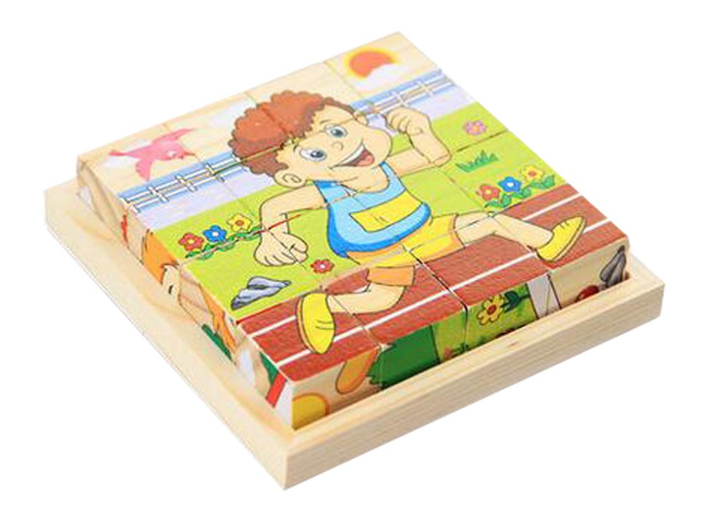 3D Jigsaw Puzzle Wooden Educational Toys For Children
