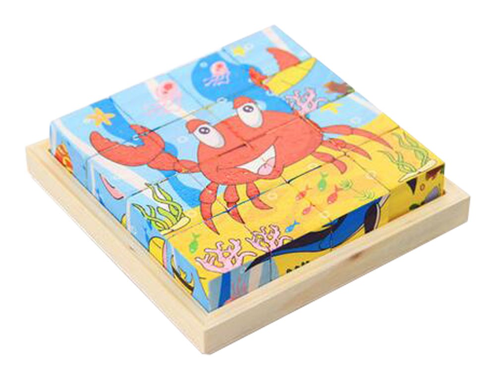 Creative 3D Jigsaw Puzzle Wooden Educational Toys For Children