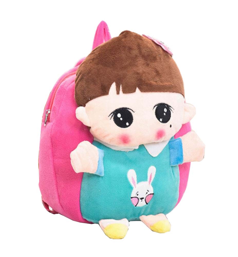 [Girl Rose] Cute Toddle Plush Backpack Children Backpack For School