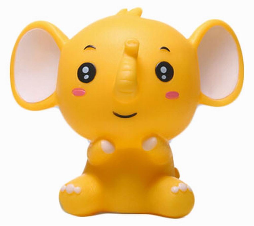 Creative Gifts Piggy Bank Lovely Elephant Money/Coin Box, Yellow