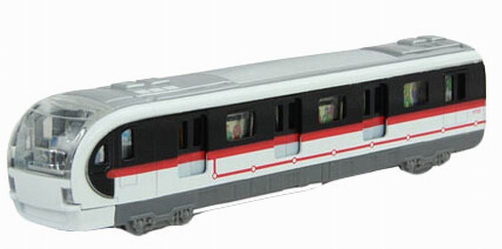 Simulation Locomotive Toy Model Trains Toy Subway, White ( 18.5*4.5*3.5CM)