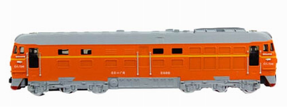 Simulation Locomotive Toy Model Trains Toy Train, Orange (23*4*5.5CM)