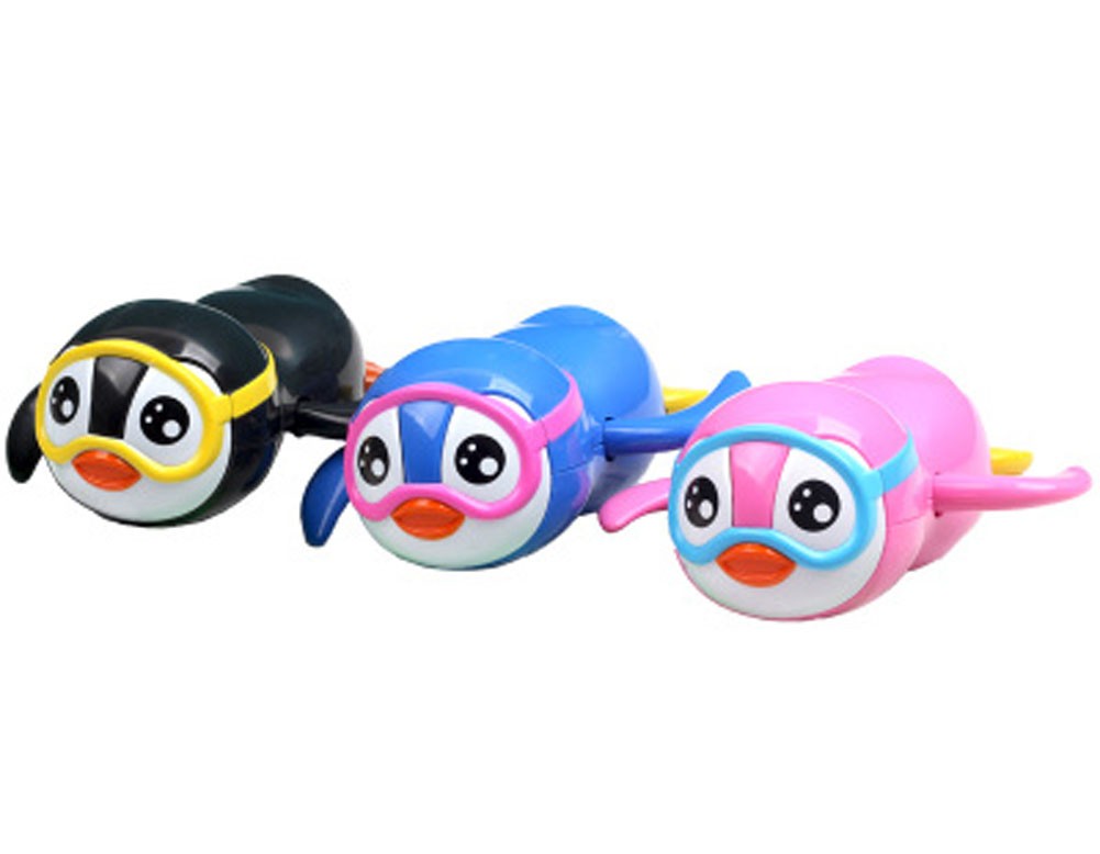 Lovely Penguin Child/Baby Bathtub Toys Random Color 4 Pcs