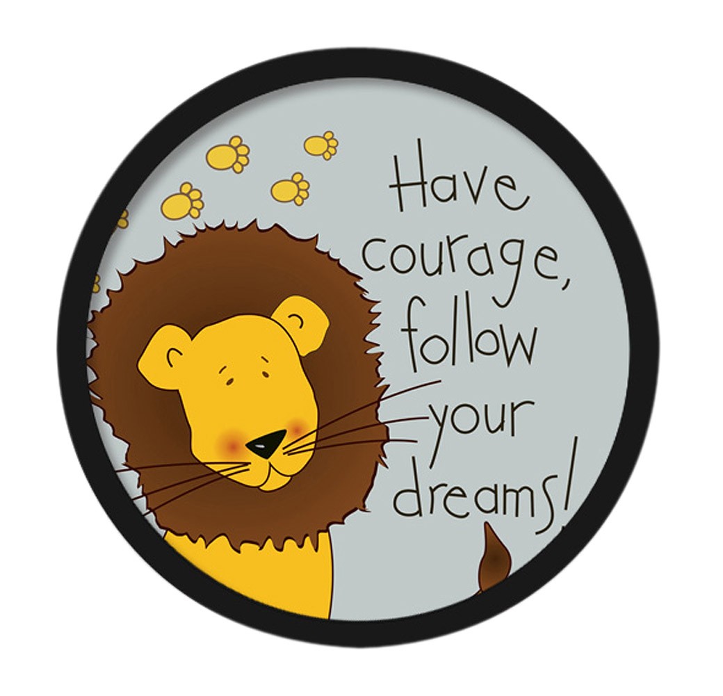 [Lion] Decorative Painting Framed Painting Wall Decor Kids Creative Picture