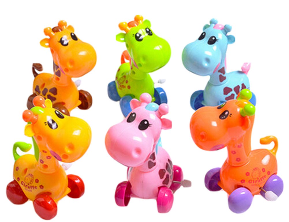 Set of 3 Creative Toys Wind-up Toy for Baby/Toddler, Giraffe [Random Color]
