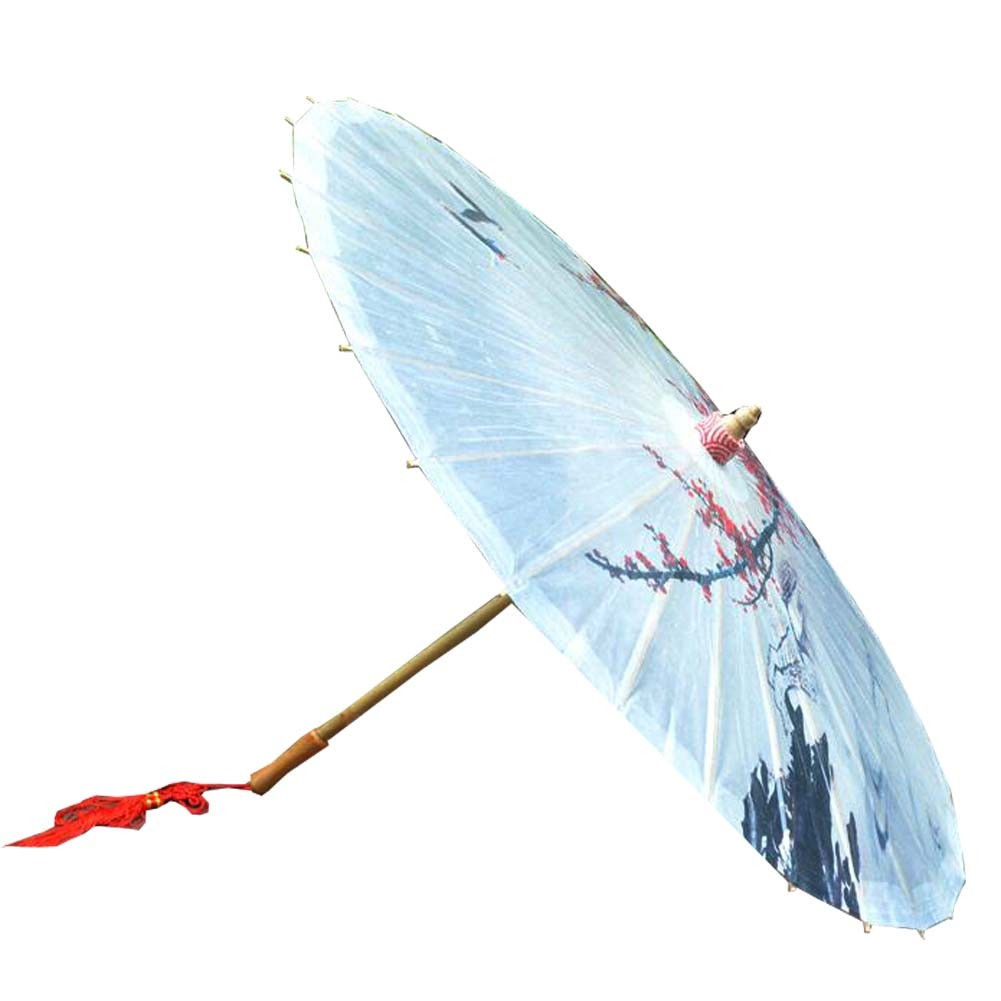 [Early Spring] Rainproof Handmade Chinese Oil Paper Umbrella 33 inches