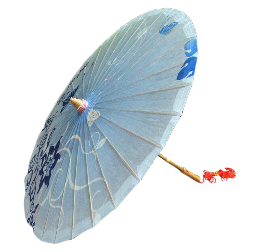 [Decorative Pattern] Rainproof Handmade Chinese Oil Paper Umbrella 33 inches