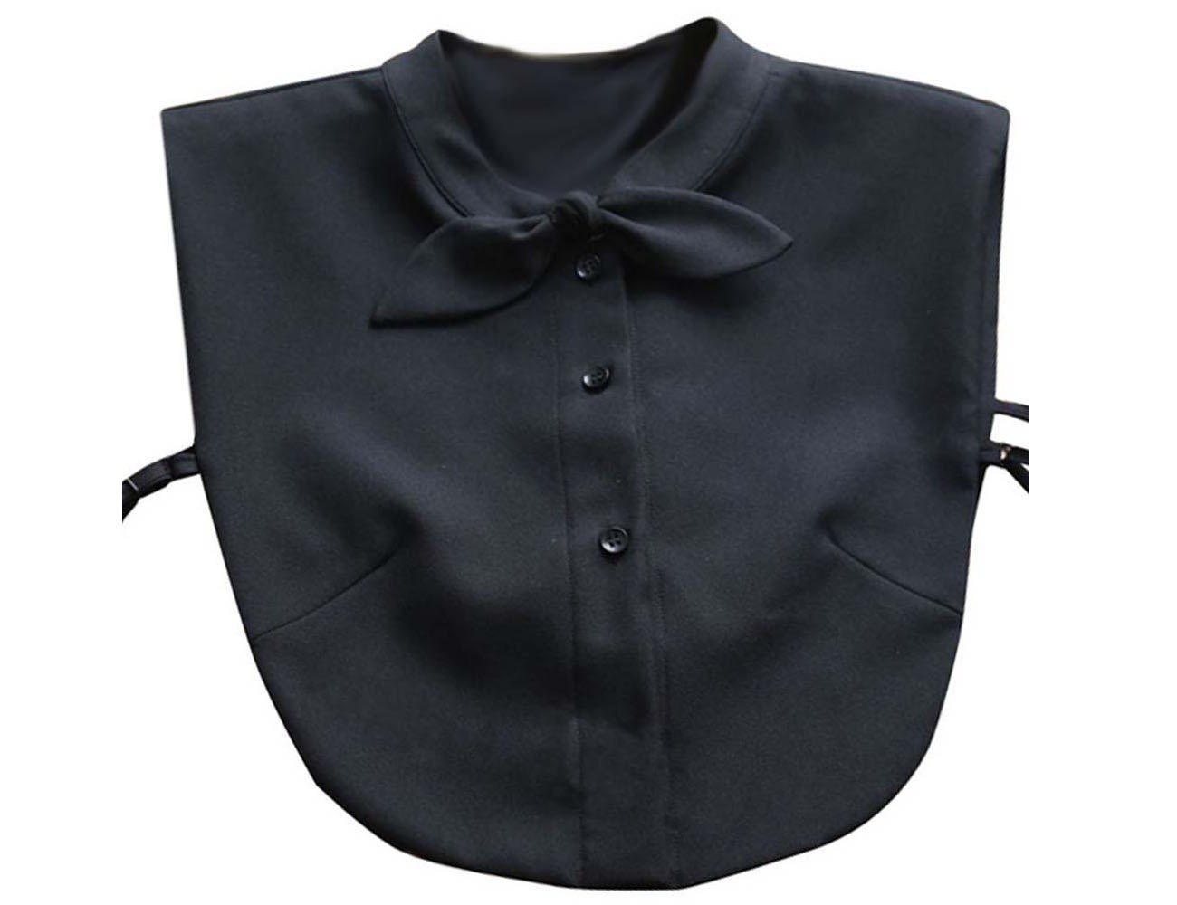 Fashion All-Match Detachable Shirt False Collar/Black Organza False Collar
