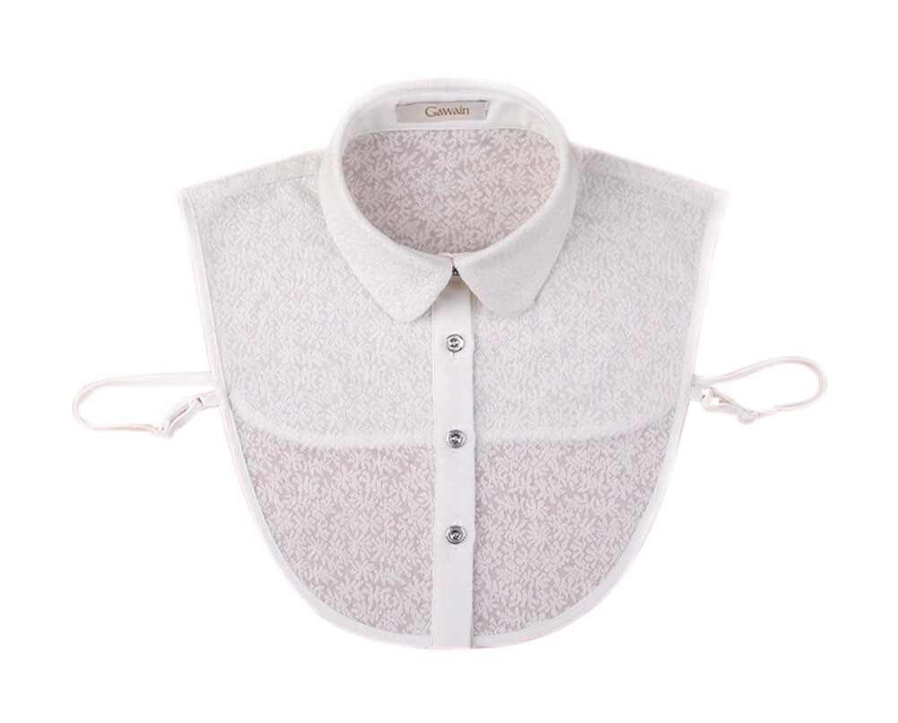 Elegant Fashion White Detachable Shirt False Collar/Round Collar
