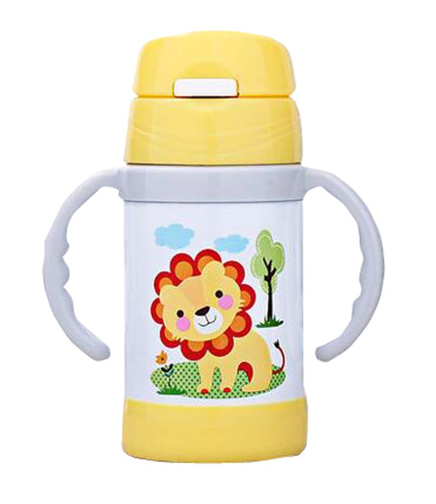 Stainless Steel 280 ML Baby Kids Straw Vacuum Cup