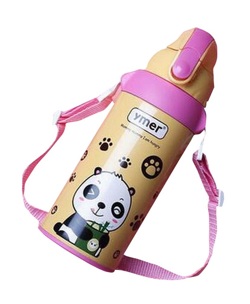 500 ML Panda Outdoor Vacuum Insulated Stainless Steel Cup with Straw