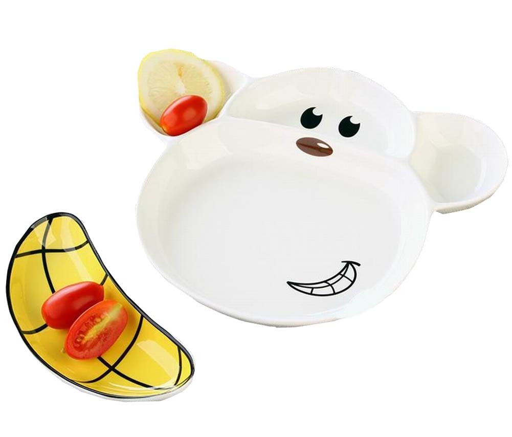 A Set of Home Kitchen Bowl Plates Eating Supply for Kids/Adults