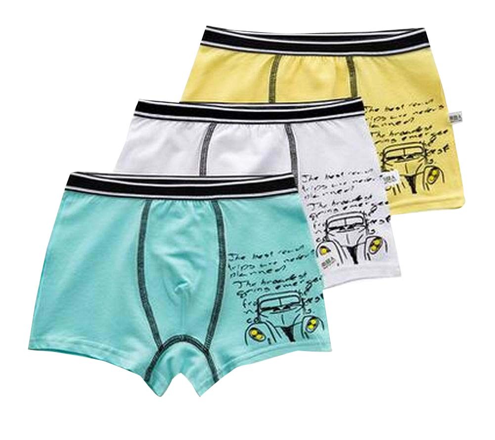 Set of 3 Kids Child Girls Soft Cotton Underwear Briefs