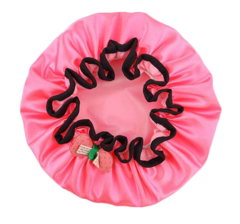 Children Watermelon Red with Cute Bow-knot Shower Cap
