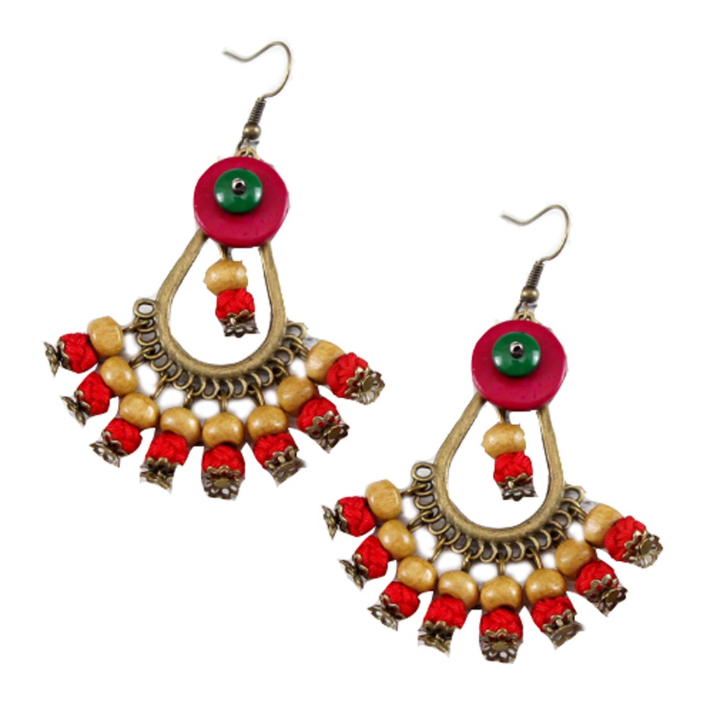 Retro Style Bohemia Earrings for Girls and Women, 2 Pairs