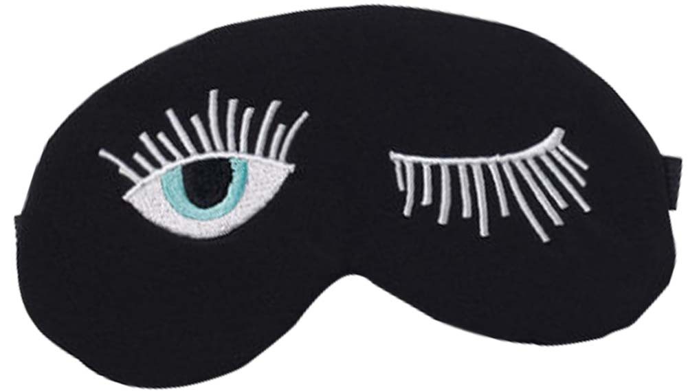 Cartoon Long Eyelashes Sleep Mask Sleep Goggles Eye Cover