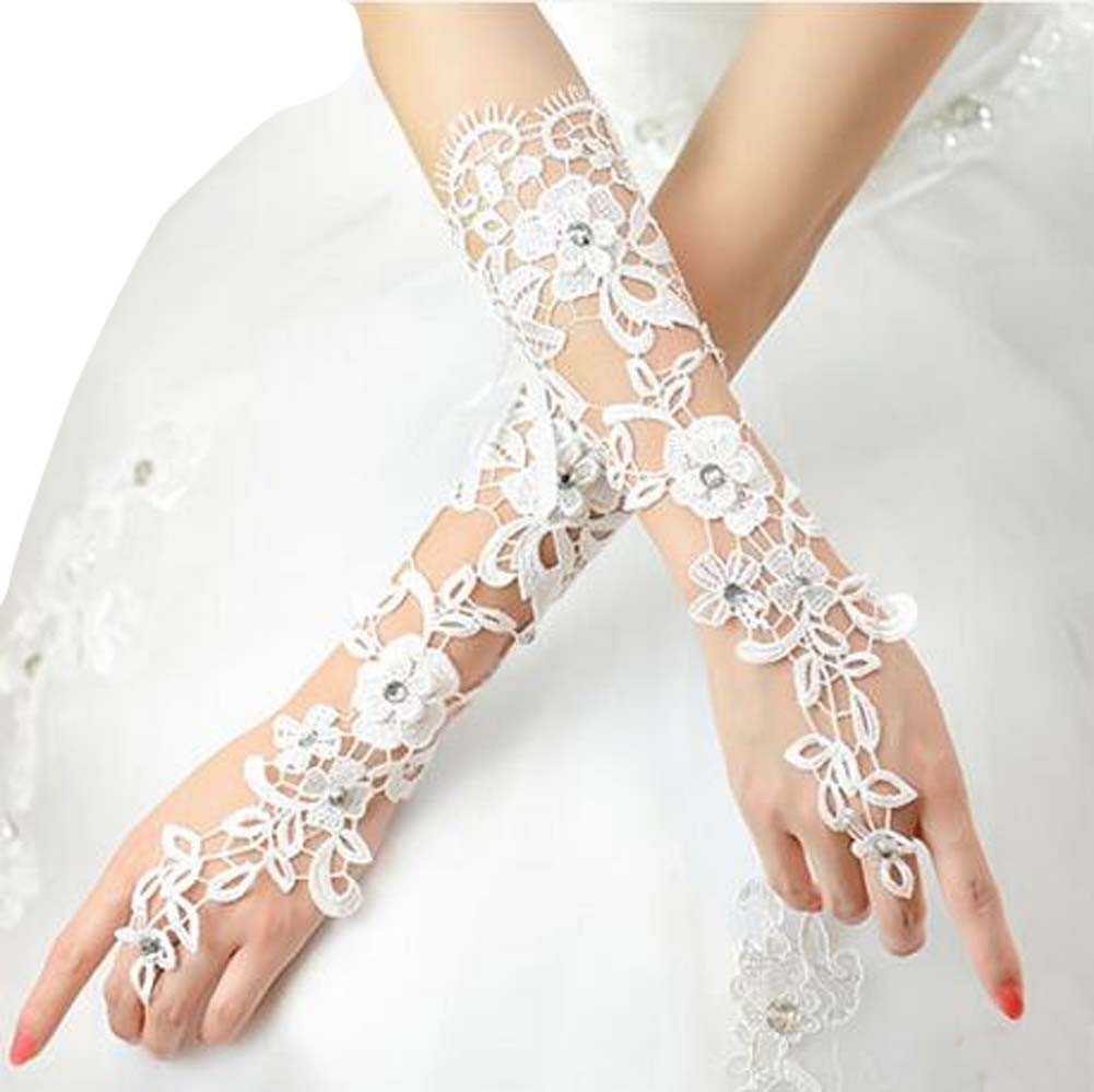 Pretty Lace Women Wedding/Party Gloves Bride Wedding Party Costume
