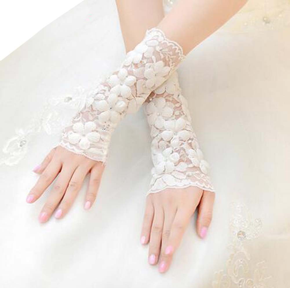Fashion Fingerless Women Wedding/Party Lace Gloves