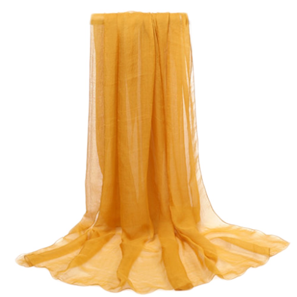Women's Fashion Sunscreen Shawls Wraps 76.8*57'', Dark Yellow