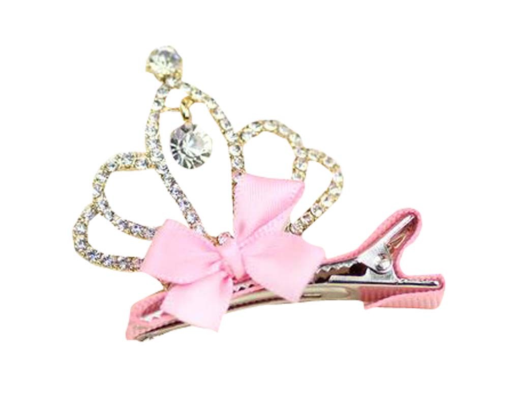 Pack of 2 Pink Girl Party/Wedding Hair Clips Shining Hair Ornament