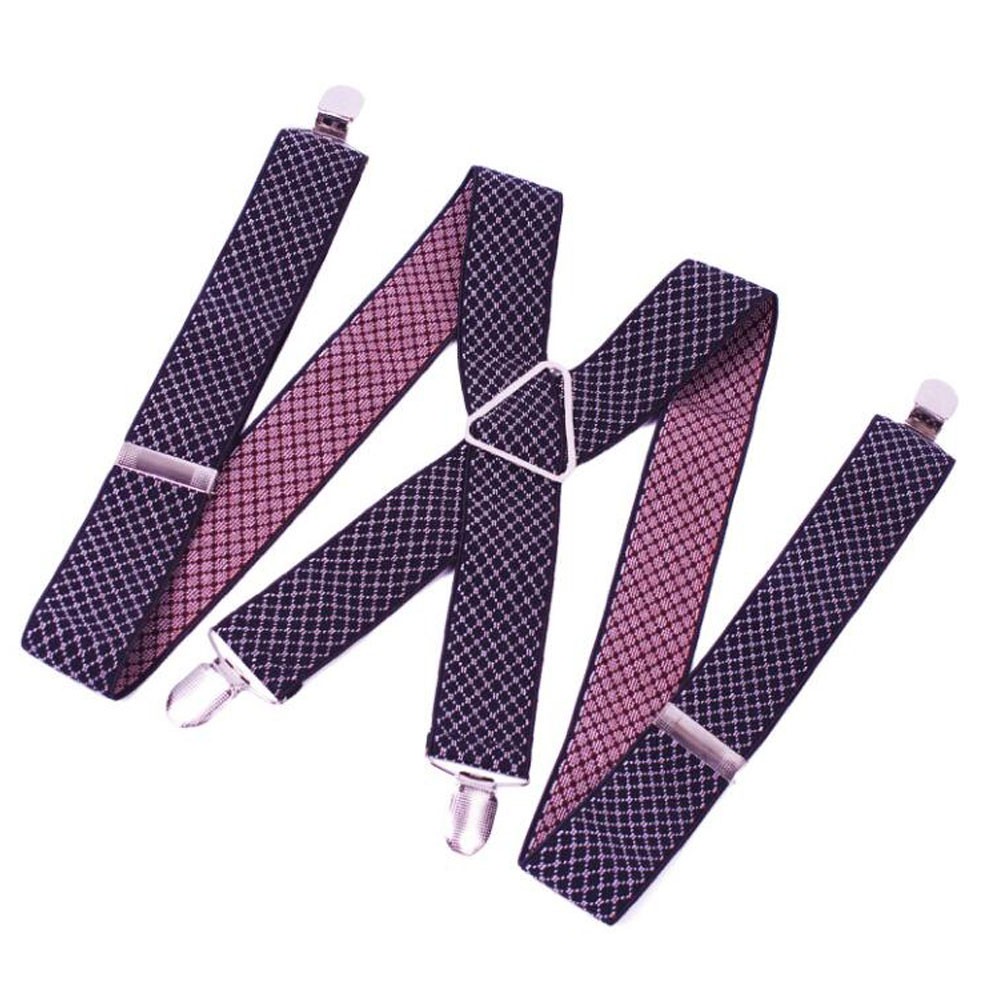 1.4" Wide Men's Adjustable Shoulder Strap Suspenders