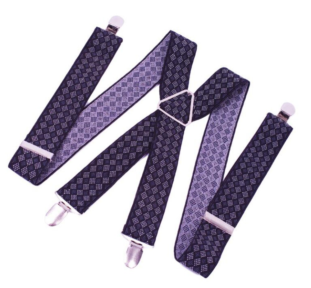 X Shape with Strong Clips Men's Suspenders