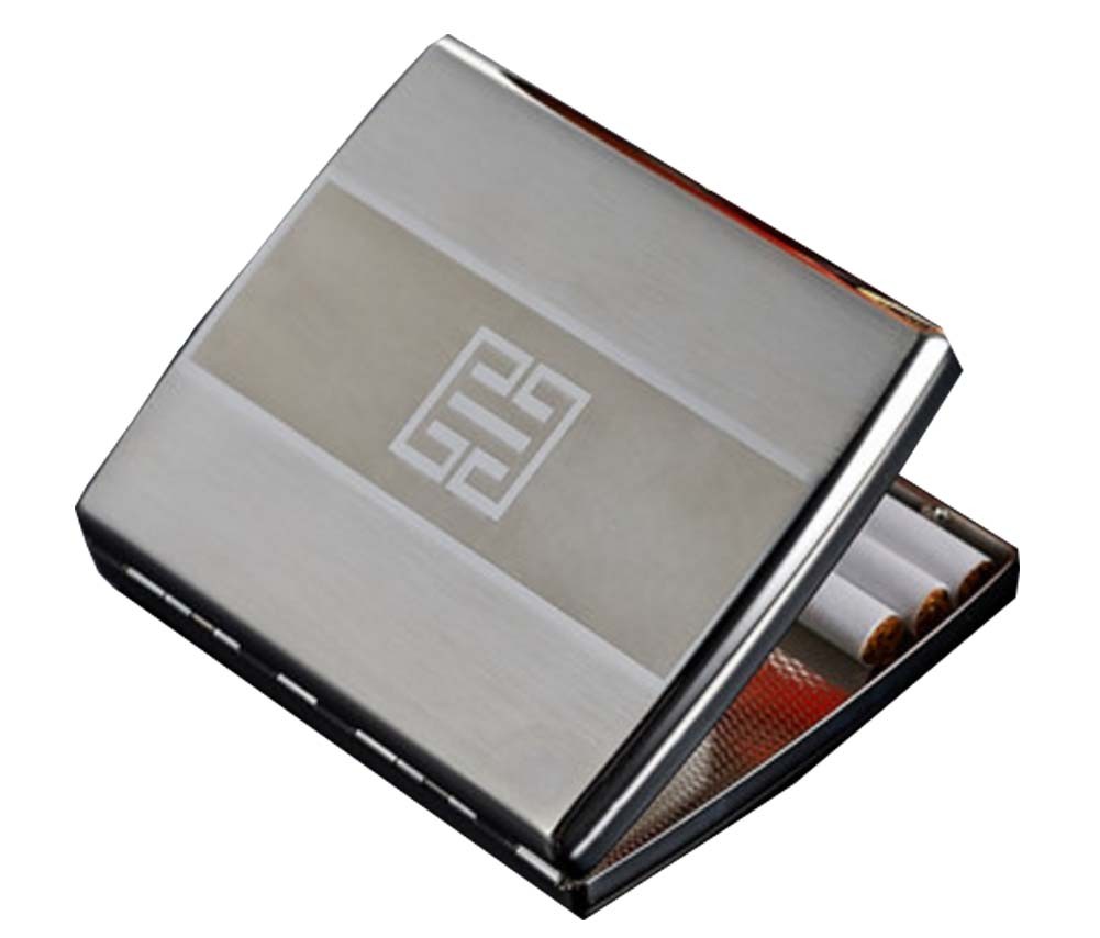 Stainless Steel Cigarette Container Cigarette Case For Men
