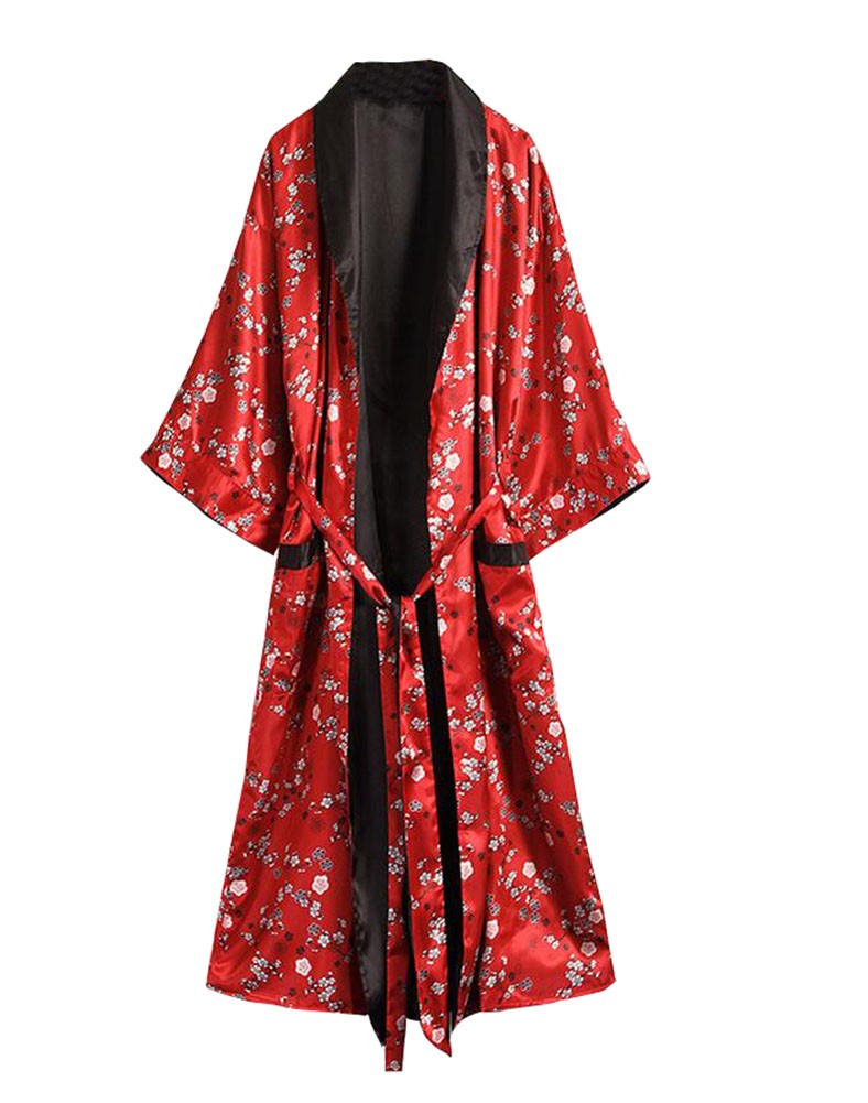 Women's Spring Summer Home Bathrobe/Spa Robe/Kimono Skirt