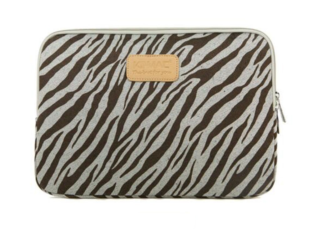 Zebra Stripe Design Travel Notebook Case Laptop Sleeve