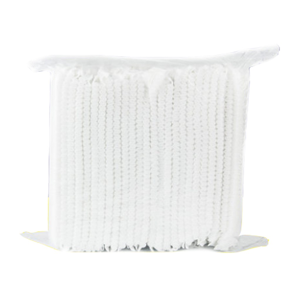 Disposable Chefs Hat Adjustable Dust-Protect Cap for Kitchen Work 100 Pcs, White