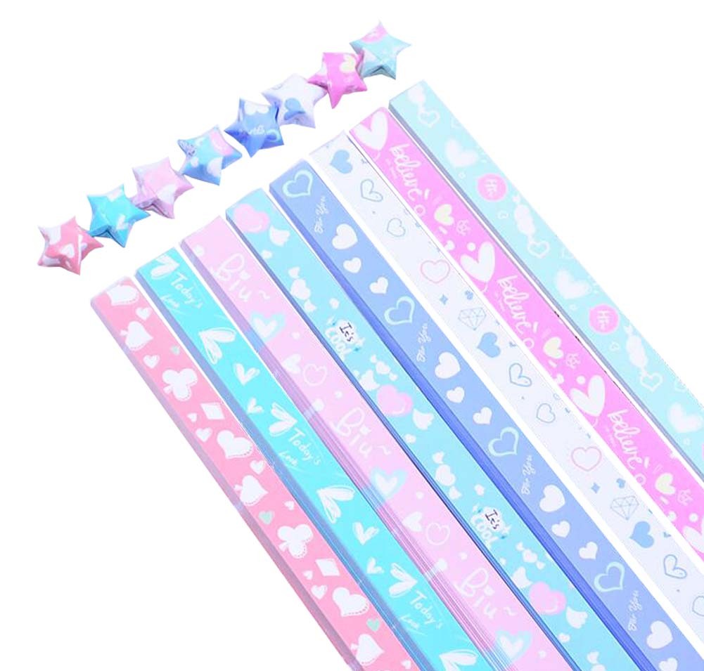 Lucky Star Folding Wish Star Origami Paper 370 Sheets