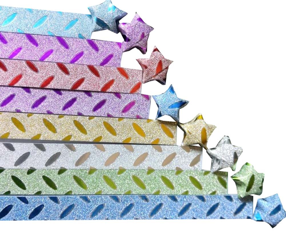 DIY Glitter Bling 160 Sheets Stars Folding Paper