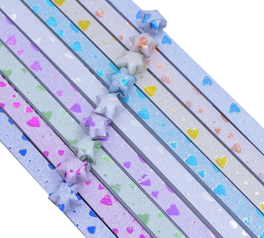160 Sheets Bling Shiny Lucky Wish Star Folding Paper