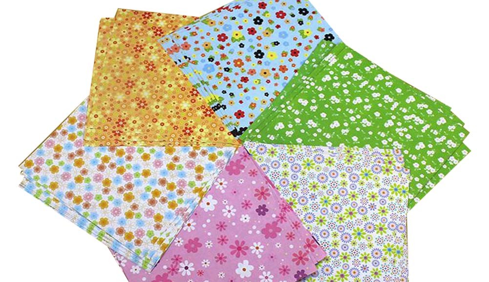 Origami Paper 15x15cm Flowers Pattern 180 Pieces