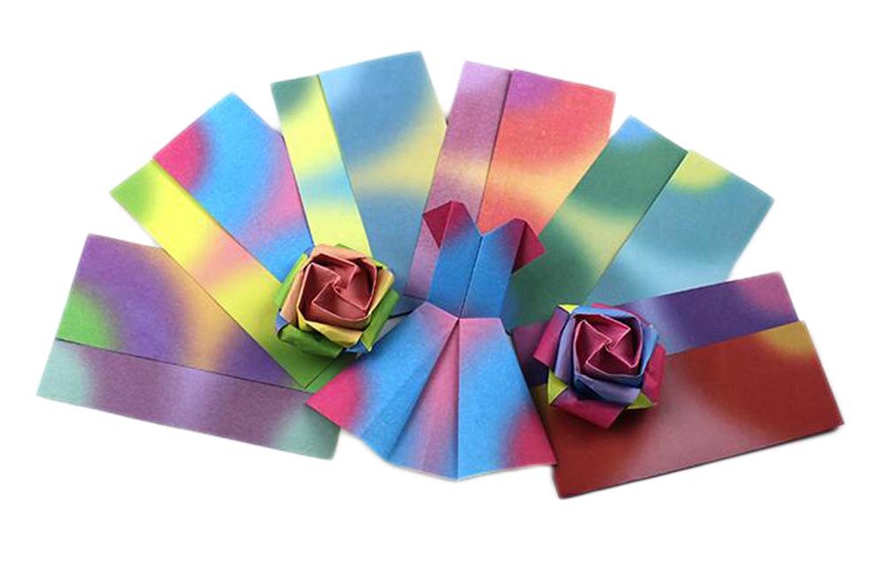 14x14cm Origami Paper Set - 192 Pieces - Folding Papers for Kids & Adults
