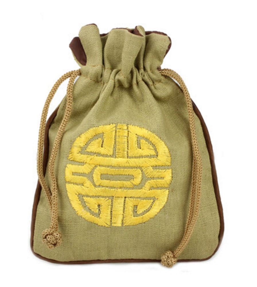 Chinese Style Cotton Linen Reusable & Multipurpose Gift Bag
