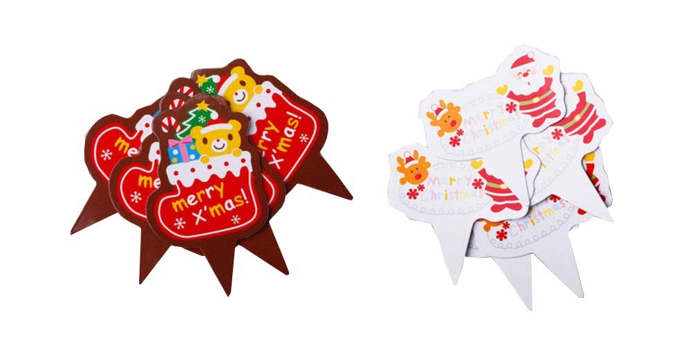 Cake Cards Cupcake Toppers Christmas Cards/Set Of 20