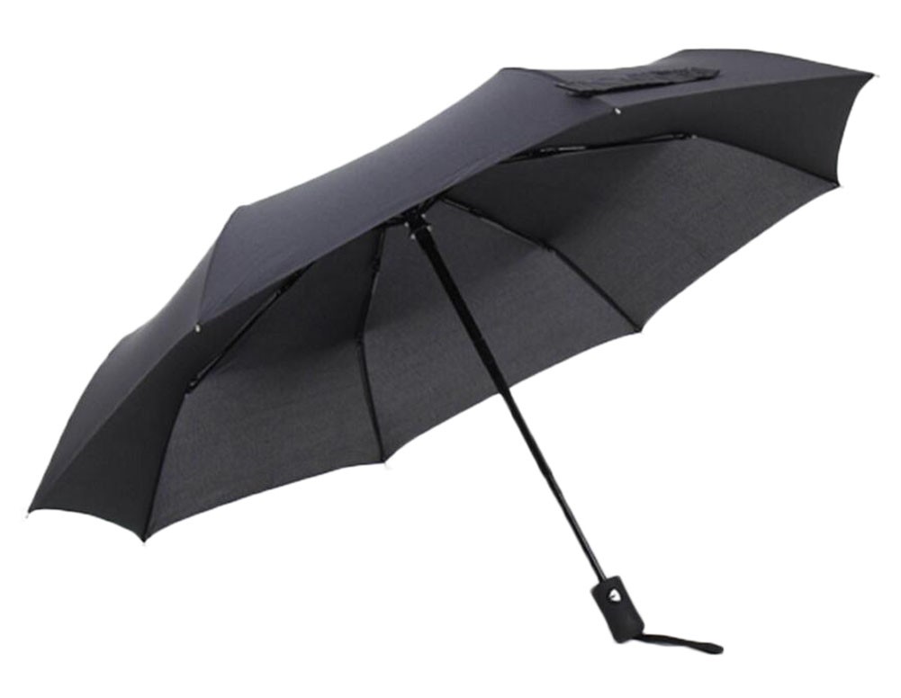 Automatic Rain Travel Umbrella - Black